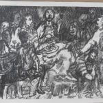 Kokoschka Oskar, „Jesus mit den Jüngern – Abendmahl“ 1916